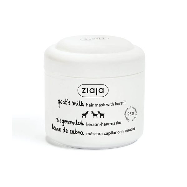 Ziaja Goat’s Milk Strengthening Hair Mask with Keratin - 200 ml - image 1 - Institute of Dairy